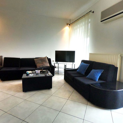 Italian Alcantara Sofa set used, 3-seat and 2-seat bed convertible
