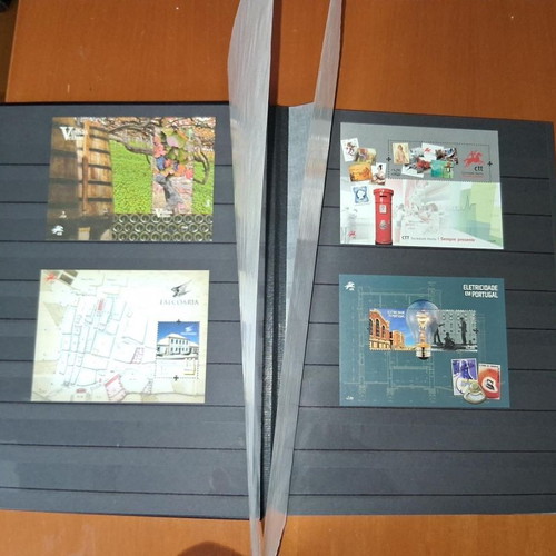 Portuguese stamps and first day covers in 32-page album new