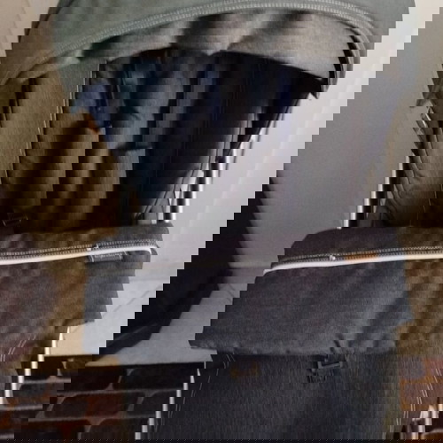 Inglesina Trilogy System Duo Village Denim stroller frame white like new