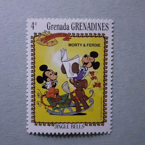 Walt Disney Jingle Belles 1983 Stamp Set 6 Mint Never Hinged