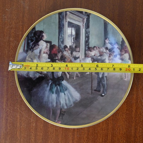 Porcelain plate used, Degas The Dance Class Musée d'Orsay