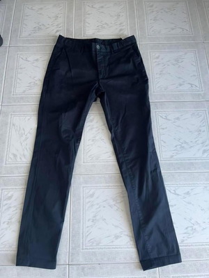 Massimo Dutti navy slim fit chino pants used, size EUR 38