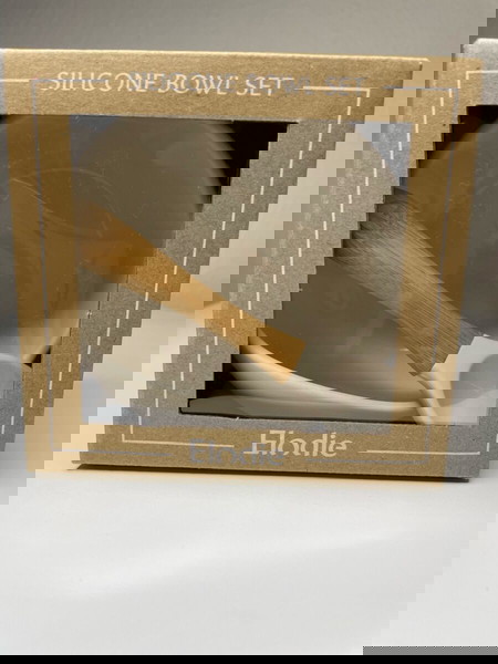 Elodie Σετ Μπωλ Σιλικόνης Vanilla White