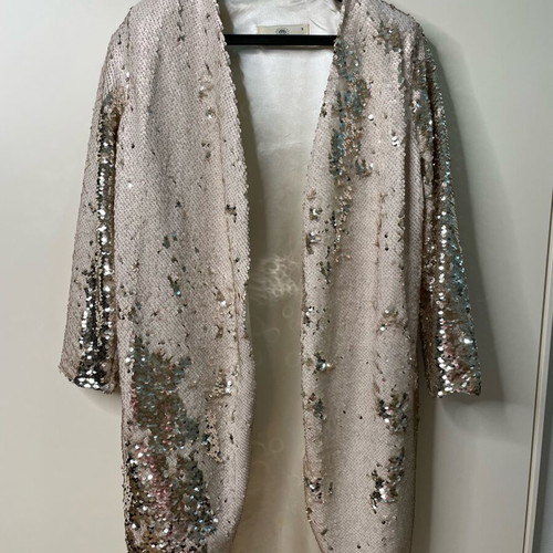 Pink type jacket with sequins like new