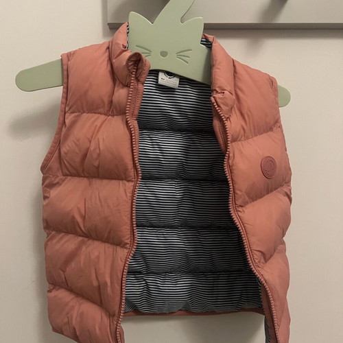 petit bateau pink sleeveless jacket 12-18 months