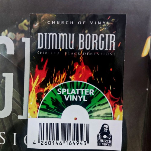 Dimmu Borgir Spiritual Black Dimension LP limited numbered 70 copies green/black splatter sealed