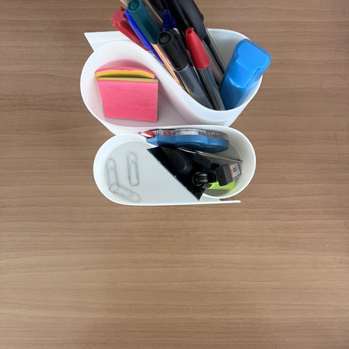 Desk organiser new 3d printed with 4 compartments