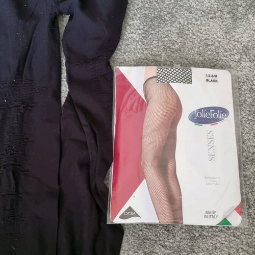 Calzedonia black tights, 2 pieces, one new and one used