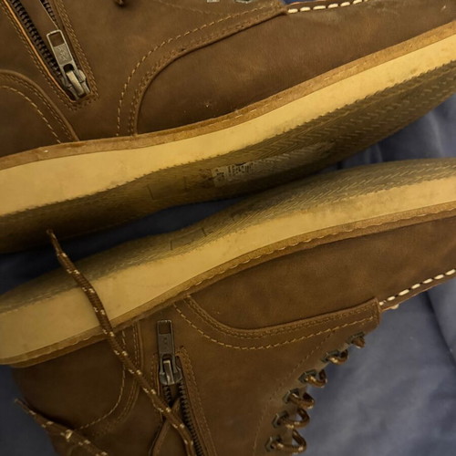 Men's leather boots Marks & Spencer used, brown, size 43