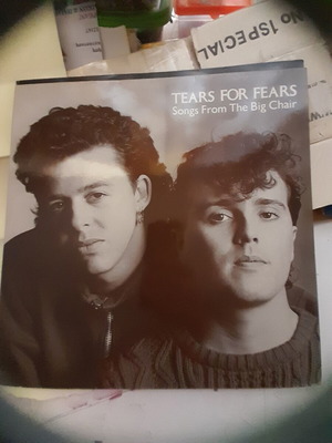 Tears for Fears Songs From The Big Chair vinyl LP like new, pop