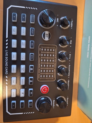 Live sound card for streaming new