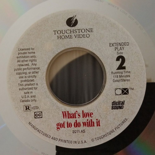 What's Love Got to Do with It LaserDisc like new, drama