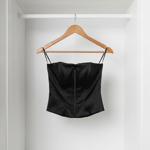 Paranoia corset black with rhinestones like new