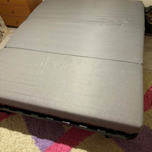 IKEA Lycksele Lövås Sofa Bed like new, fuchsia cover included