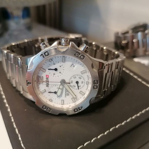 Buler Sea Rover watches like new, black and silver