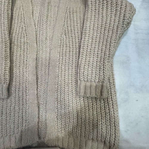 Zara long beige cardigan like new, size M