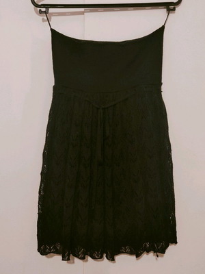 Stradivarius women's dress used, black, size L