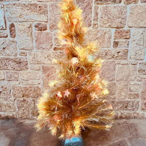 Illuminated Christmas tree with optical fibers new, height 1.25 cm