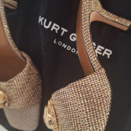 Kurt Geiger mules new, gold color, size 40