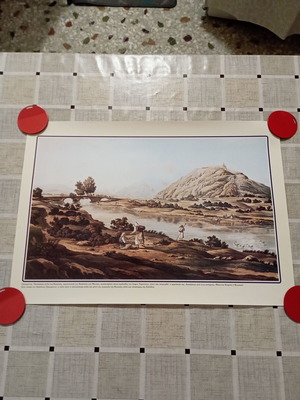 Decorative engraving Orchomenos, new, 50x35 cm