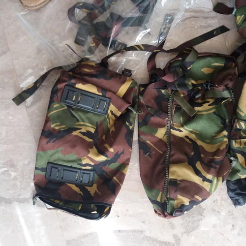 Lowe Alpine DPM Infantry Bergen Backpack used with adjustable straps and side pouches