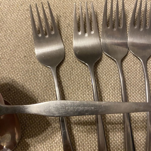 Olympic Airways Collectible Cutlery Set like new, 19 pieces