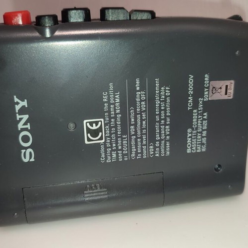 Μαγνητόφωνο Sony tcm 200dv μεταχειρισμένο, πολύ καλή εξωτερική κατάσταση