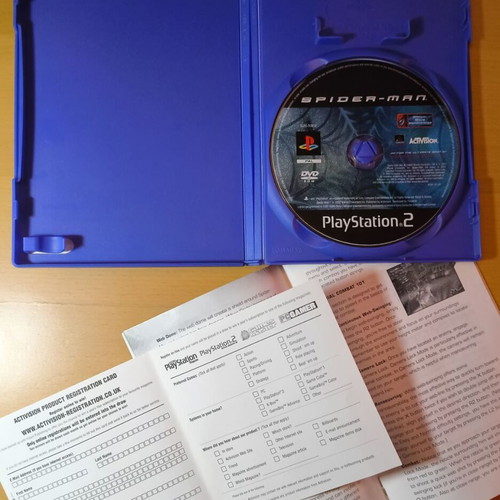 Spider-Man: The Movie PlayStation 2 used, CIB, classic Marvel game