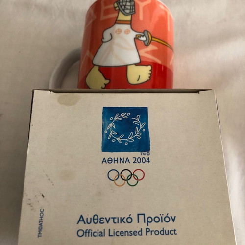 Athens 2004 Fencing Mug new collectible