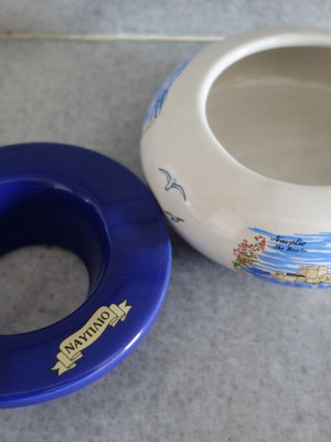 Ceramic ashtray from Nafplio like new