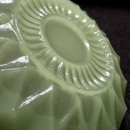 Vintage Opaline Glass Ashtray Mid-Century Design, like new