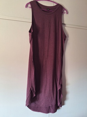 Shein midi dress like new, pink and purple, size XL