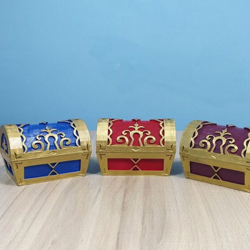 Kingdom Hearts chest new, 3D printed, hand painted