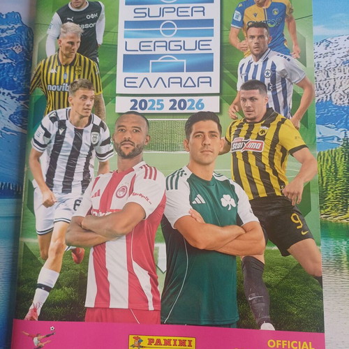 Super League Album 2025-2026 like new with mini dossier and stickers