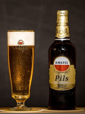 Ποτήρια μπύρας Amstel pilsner συλλεκτικά