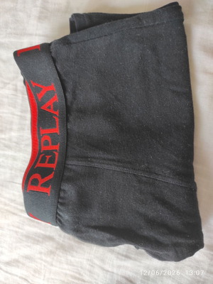 Replay boxer new, size large, black