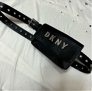 DKNY τσαντακι μαύρο //ζώνη//μπανανα
