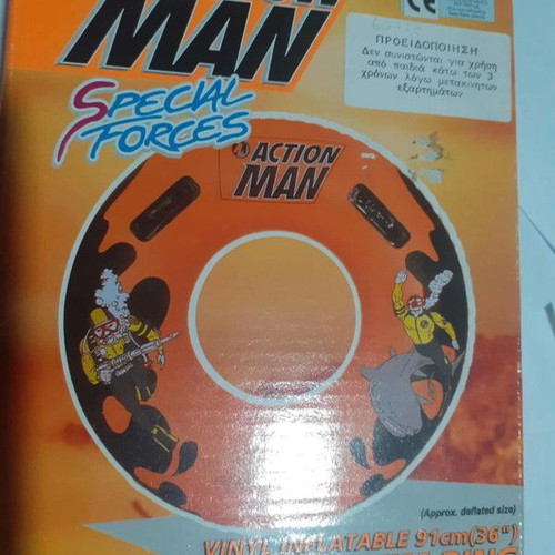 Action Man Spesial Forces inflatable swim ring by Hasbro new, large 91cm