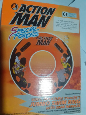 Action Man Spesial Forces inflatable swim ring by Hasbro new, large 91cm