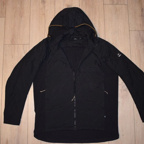 2117 of Sweden hybrid merino wool hoody men jacket size XXL like new, black