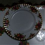 Πιάτο φαγητού 1τμ 27 εκ Royal Albert "old country roses" bone china England 1973-1993