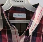 Ulla Popken Women's Checked Shirt like new, 100% Cotton, Size 44/46