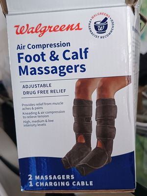 Walgreens Air Compression Foot Leg & Calf Massager new