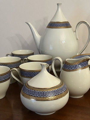 Scherzer Bavaria Germany Tea Set porcelain, new