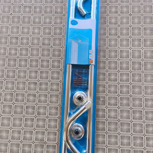 Corner Shower Curtain Rod stainless steel new adjustable 80x80 or 90x90