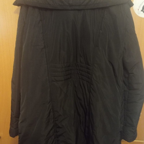 Women's jacket black 4XL like new with detachable hood