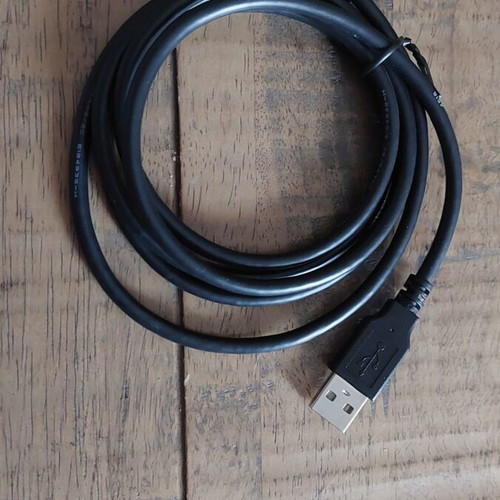 USB Type-A (male) to USB Type-B (male) peripheral connection cable (printer cable)