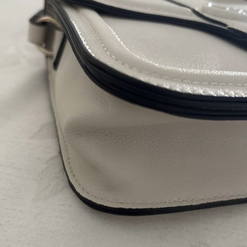 Nine West crossbody bag cream like new with case