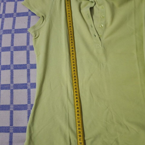 Marks & Spencer women's short-sleeve blouse used, green, size L