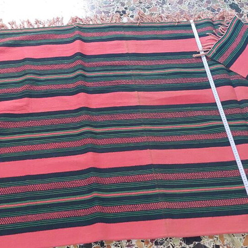 Woven rug or throw or blanket on loom, dimensions 172x2.12